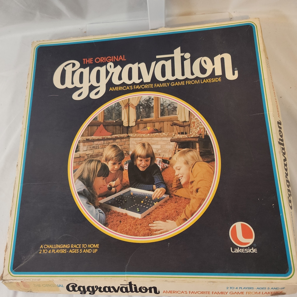 VTG 1970- 1977 The Original Aggravation Game by Lakeside Games - Complete